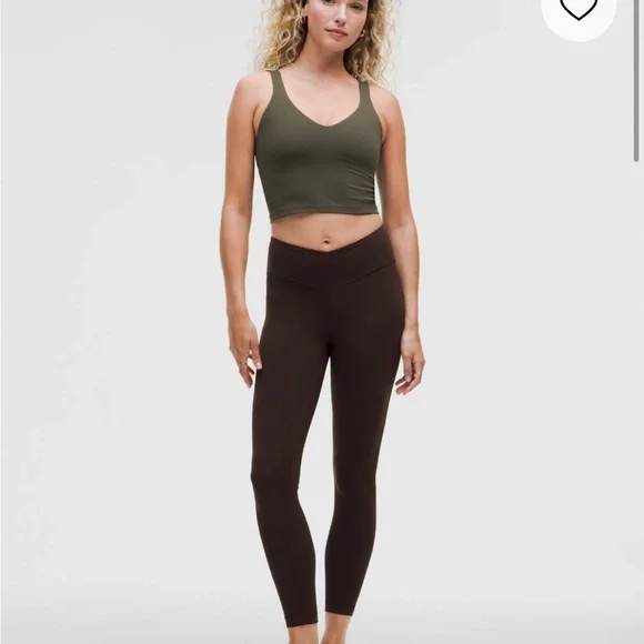 NWT Lululemon Olive Green Align Tank Top - Picture 2 of 8